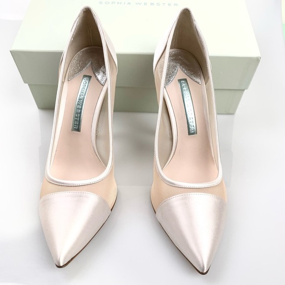 NIB Sophia Webster Jasmine Crystal Pumps Size 38.5 Wedding Party - Picture 16 of 16